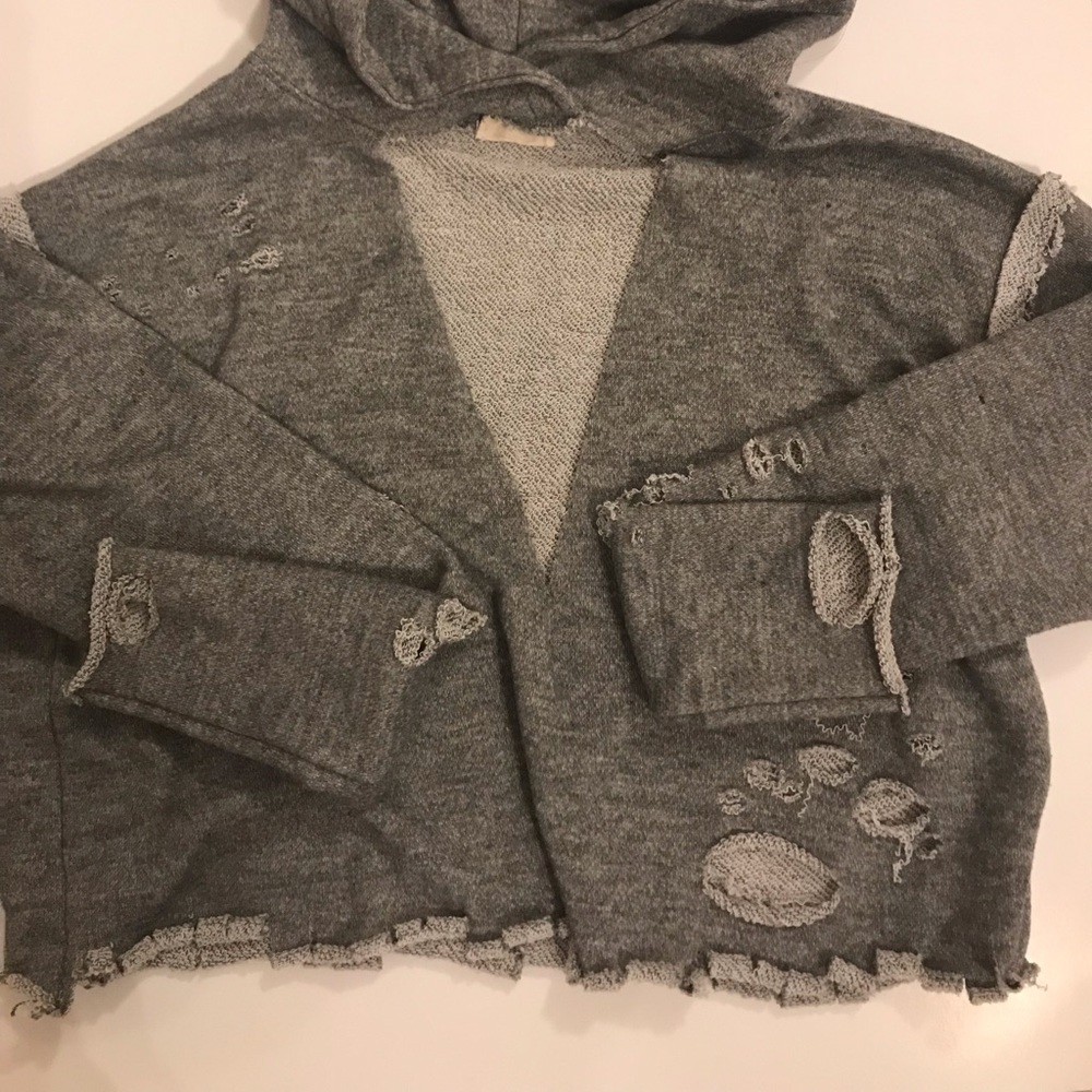 Cropped hoodie